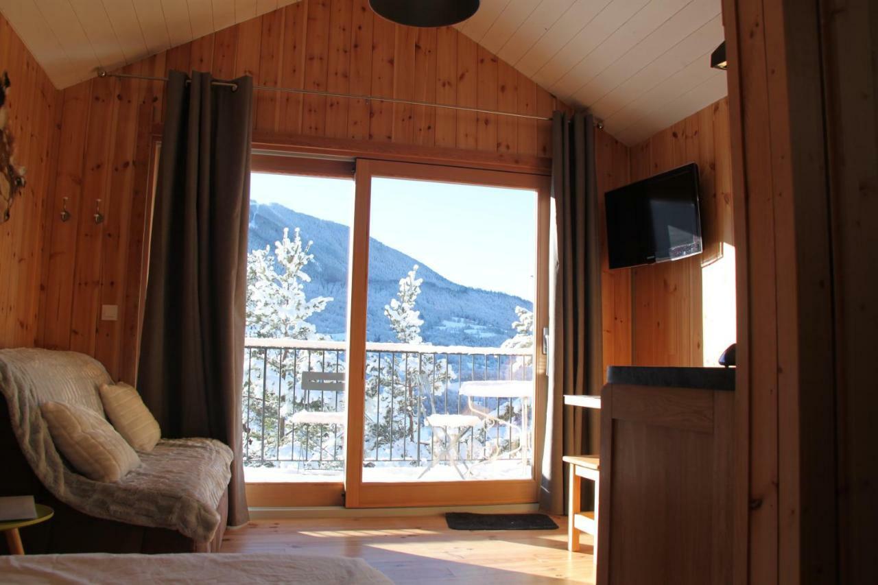 Clos Shambhala-Chalet D'Hotes Saint-Jean-Saint-Nicolas المظهر الخارجي الصورة