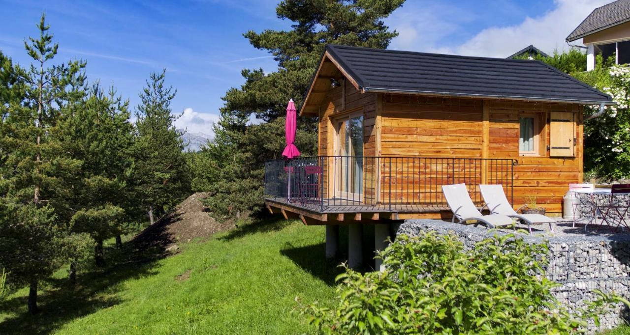 Clos Shambhala-Chalet D'Hotes Saint-Jean-Saint-Nicolas المظهر الخارجي الصورة