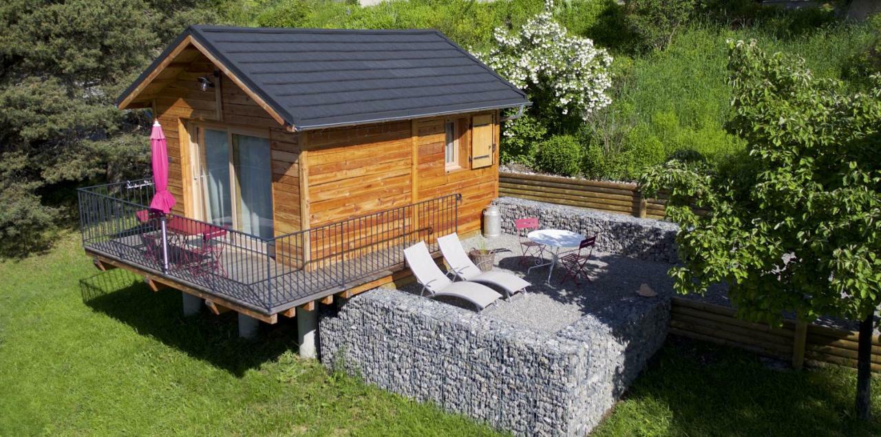 Clos Shambhala-Chalet D'Hotes Saint-Jean-Saint-Nicolas المظهر الخارجي الصورة
