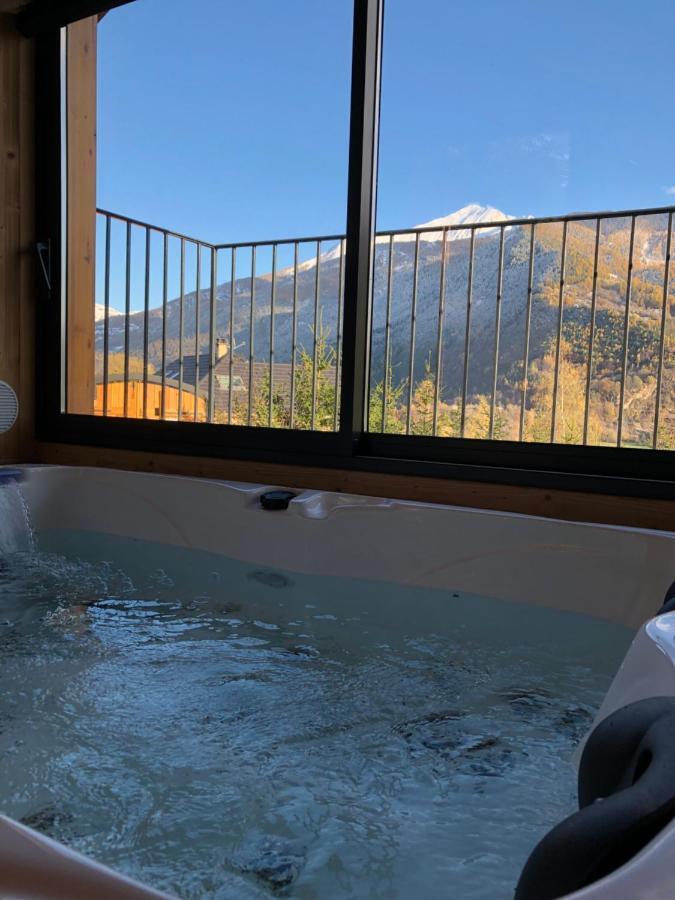 Clos Shambhala-Chalet D'Hotes Saint-Jean-Saint-Nicolas المظهر الخارجي الصورة